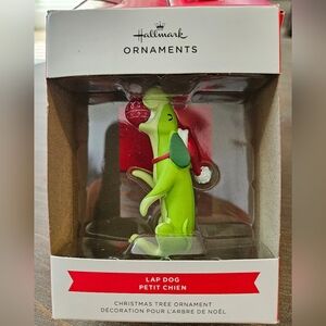 Hallmark Lap Dog Ornament Brand New